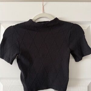 Zara Backless Knit Top